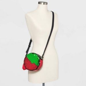 NWT Mad love flip sequin crossbody purse